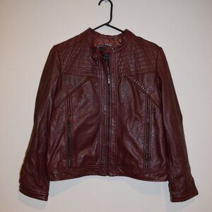 Bernardo Women's Genuine Leather‎ Jacket - Size Large
